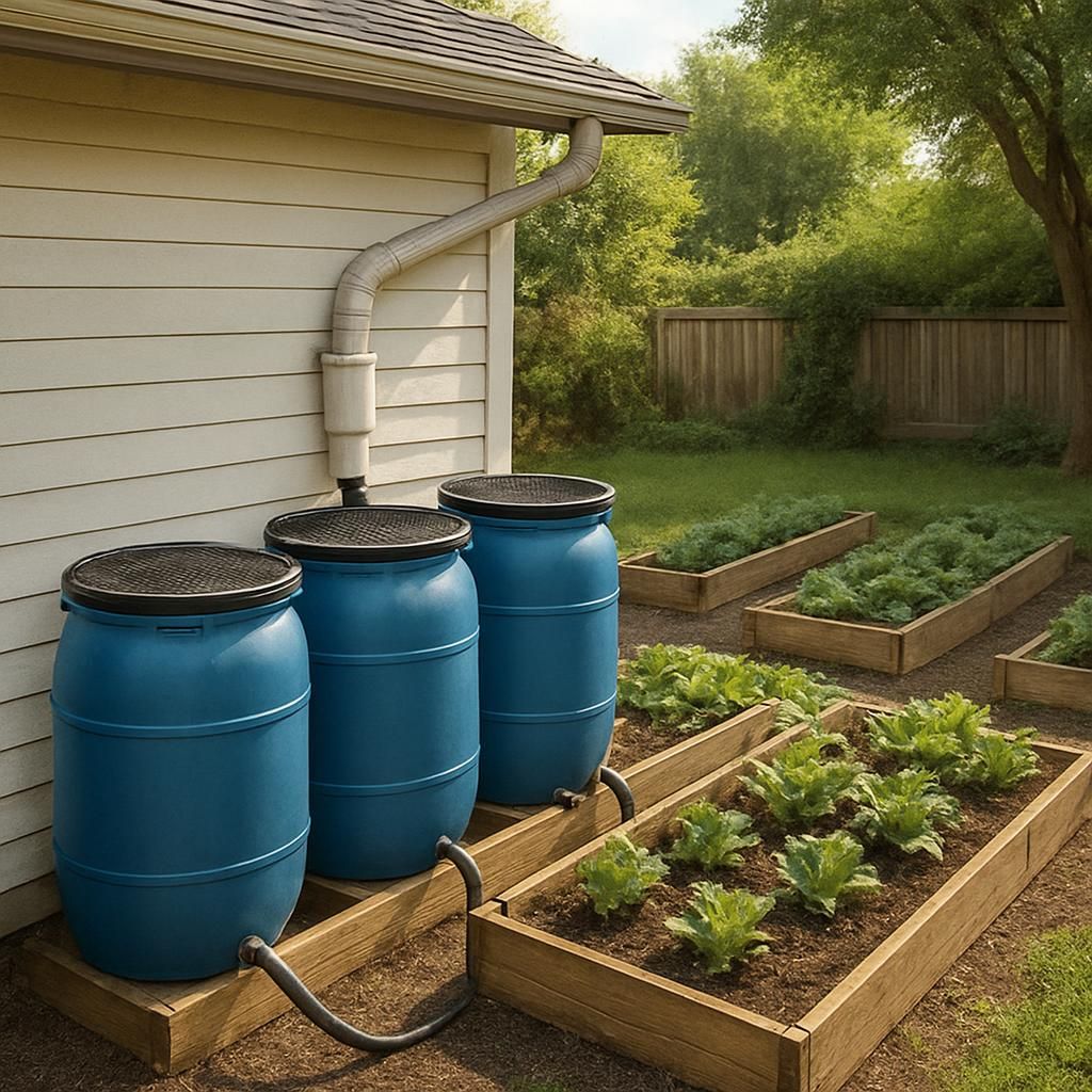 How to Build a DIY Rainwater Harvesting System for Homestead Gardens