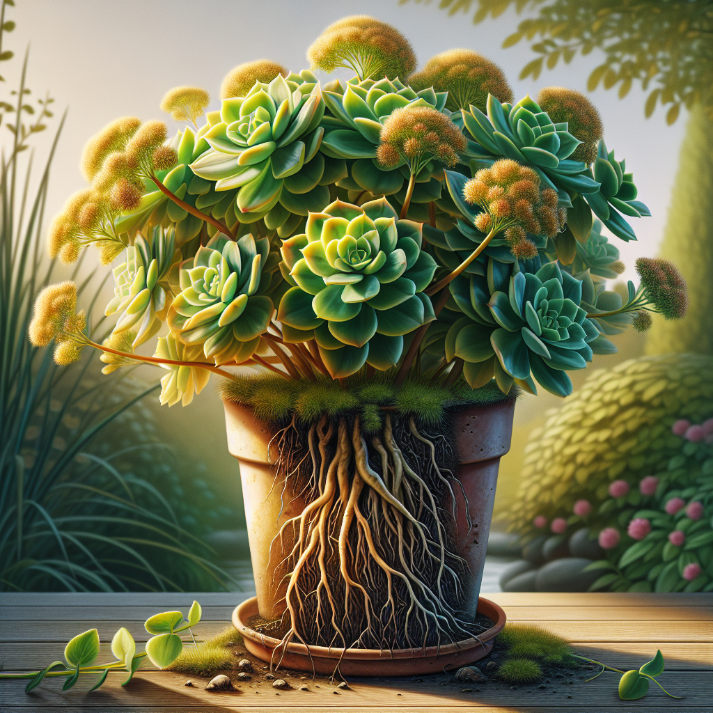 How to Diagnose and Fix Bottom Wilting in Sedum Plants: Causes and Organic Solutions