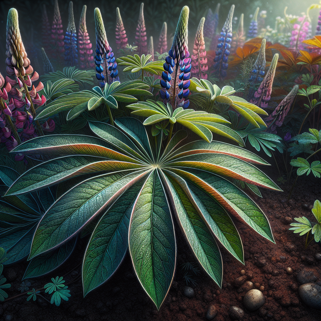 How to Diagnose and Fix Flat Leaves on Lupin Plants: Organic Solutions