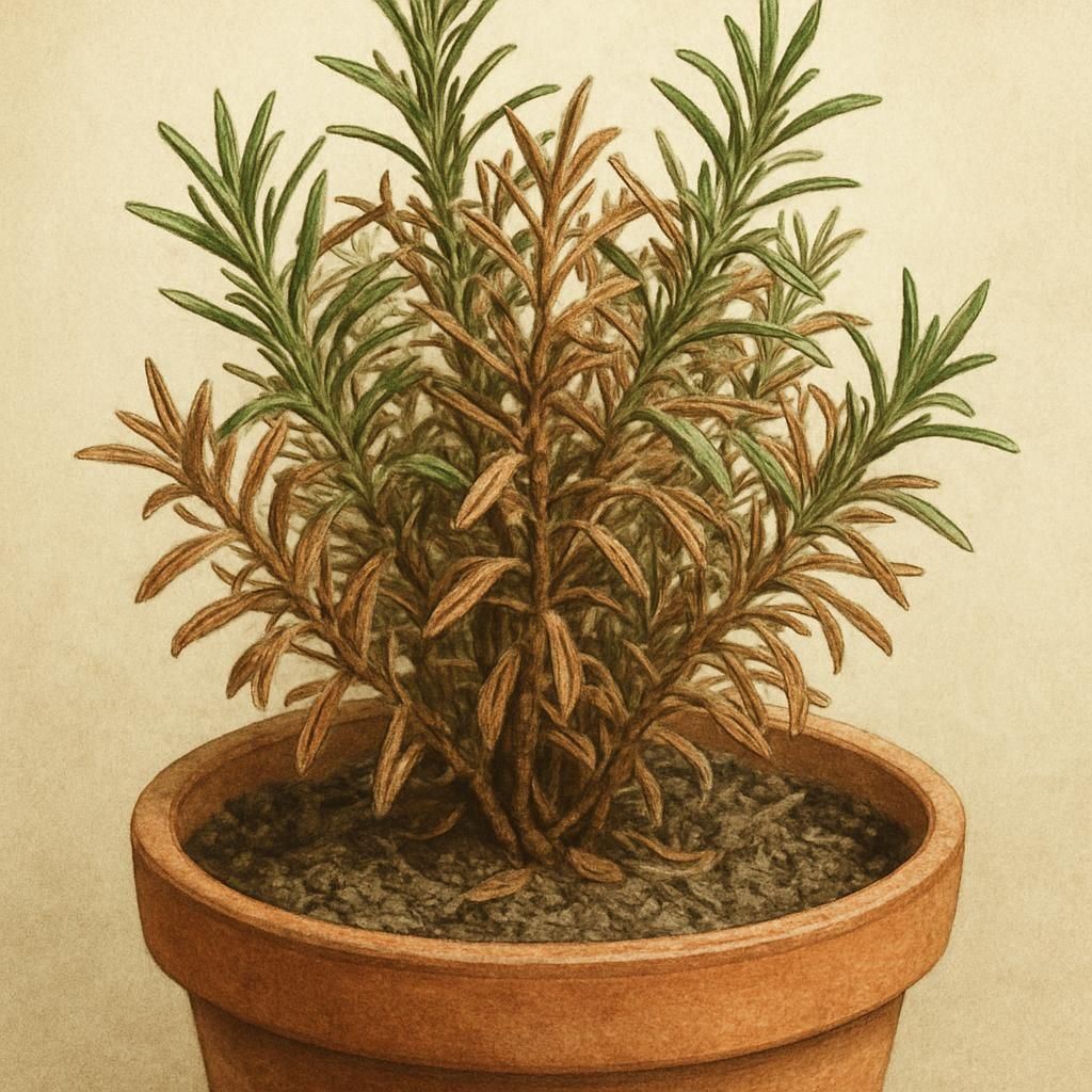 How to Identify and Fix Brown Leaves Turning Brown and Falling Off on Rosemary Plants