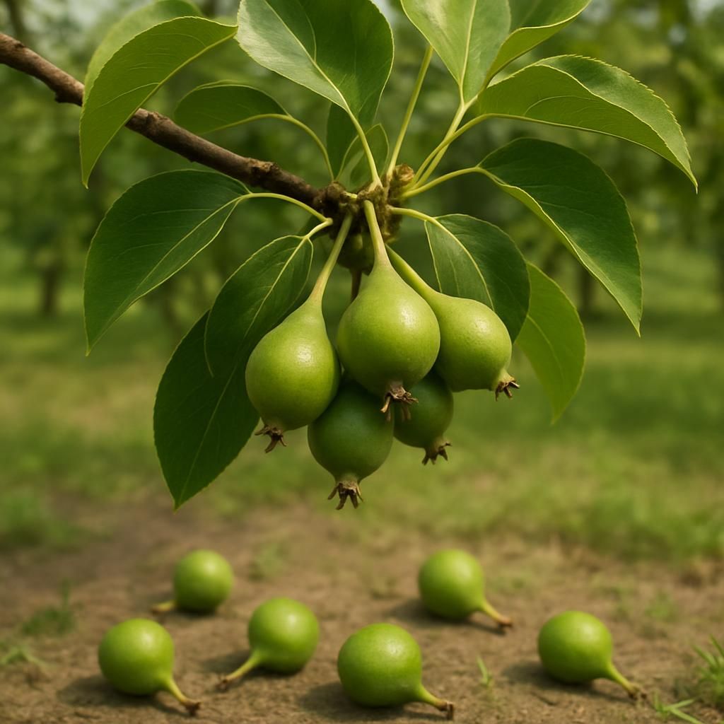 How to Identify and Fix Premature Fruit Drop in Pear Trees