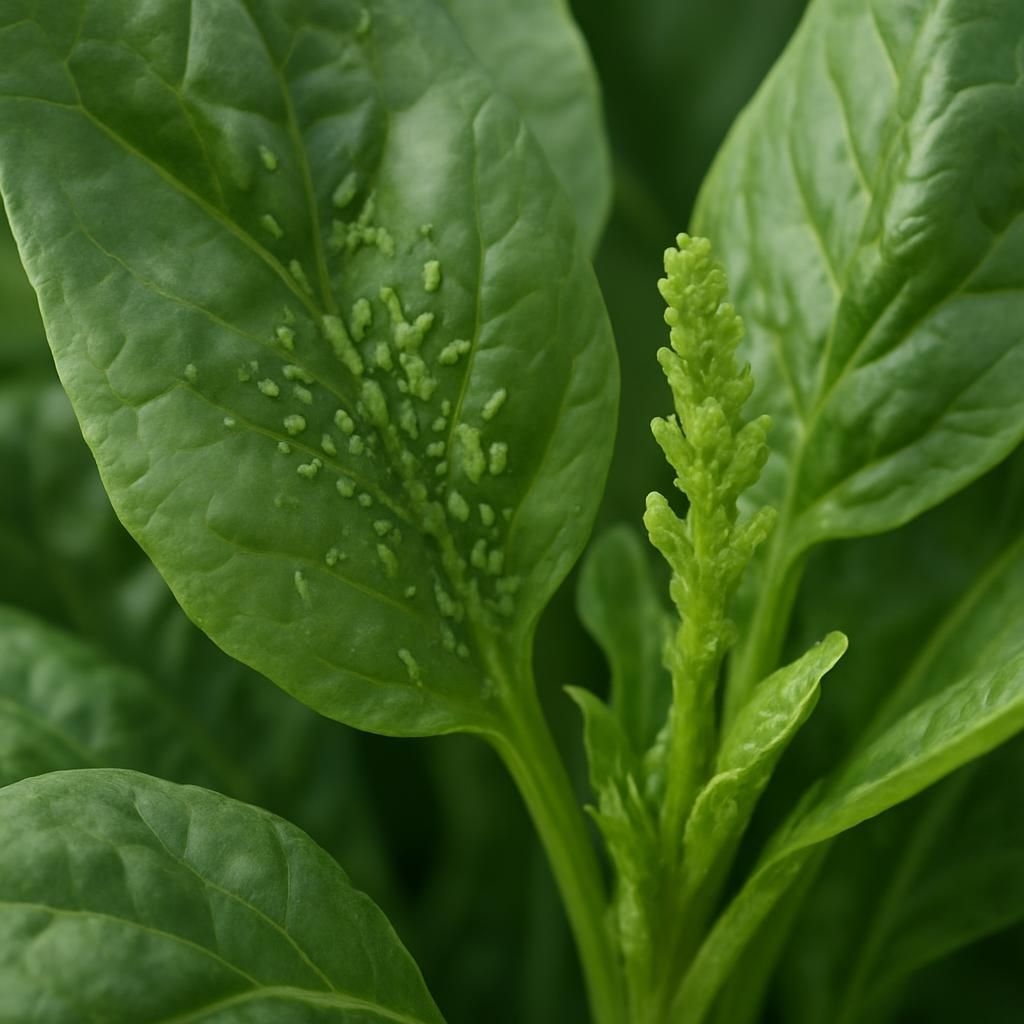 How to Identify and Safely Handle Pests or Bolting on Spinach Plants