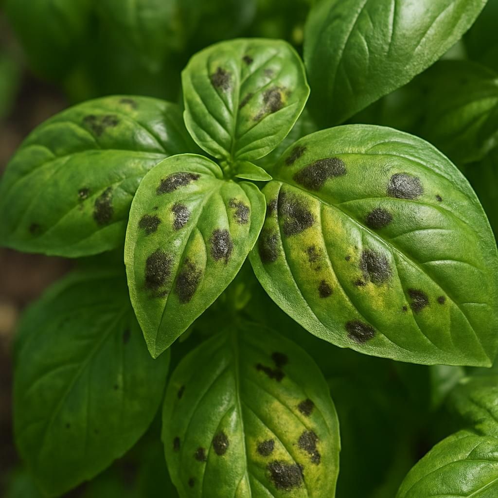 How to Identify and Treat Leaf Spot Diseases on Basil Plants