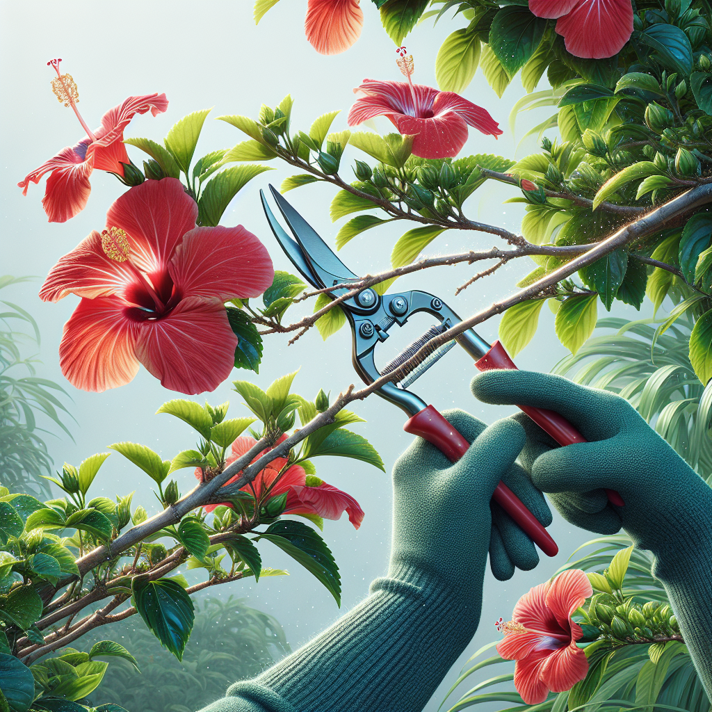 How to Prune Hibiscus Plants for Abundant Blooms and Healthy Growth