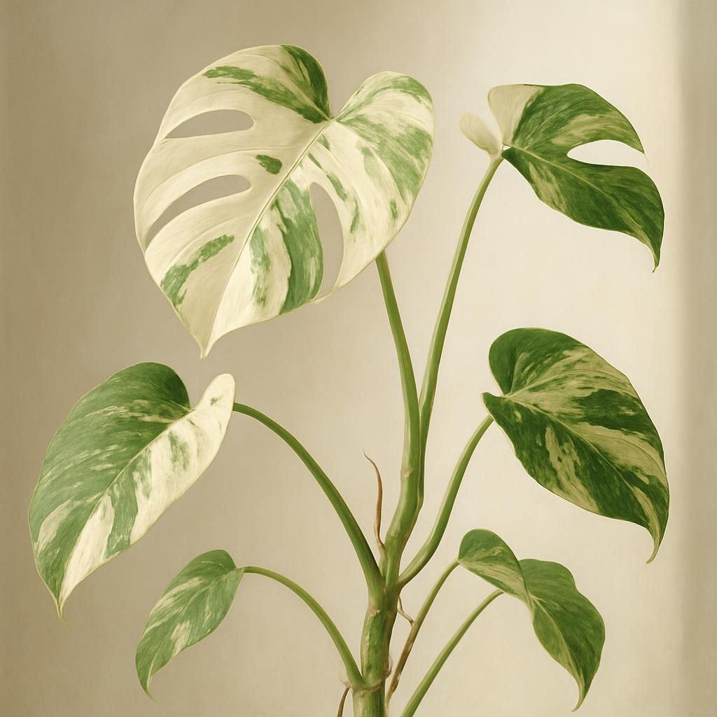 How to Revive a Leggy Variegated White Monstera Deliciosa