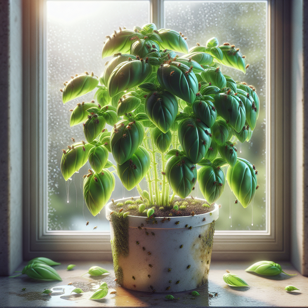 How to Revive Drooping Indoor Basil and Protect from Common Pests Organically
