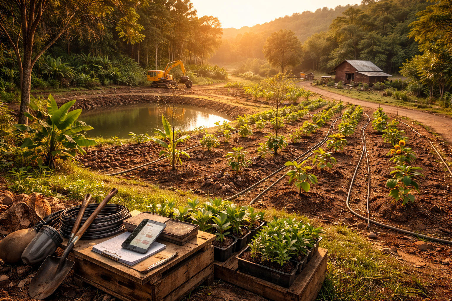 Founders Farm: Building a Farm From Scratch (and Using OnlyCrops AI to Stay Sane)