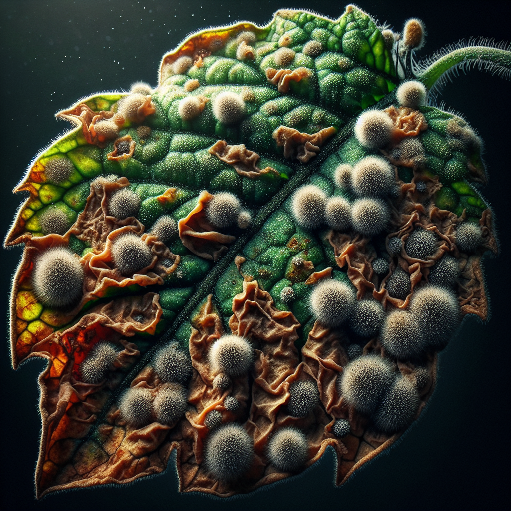 Botrytis leaf blight