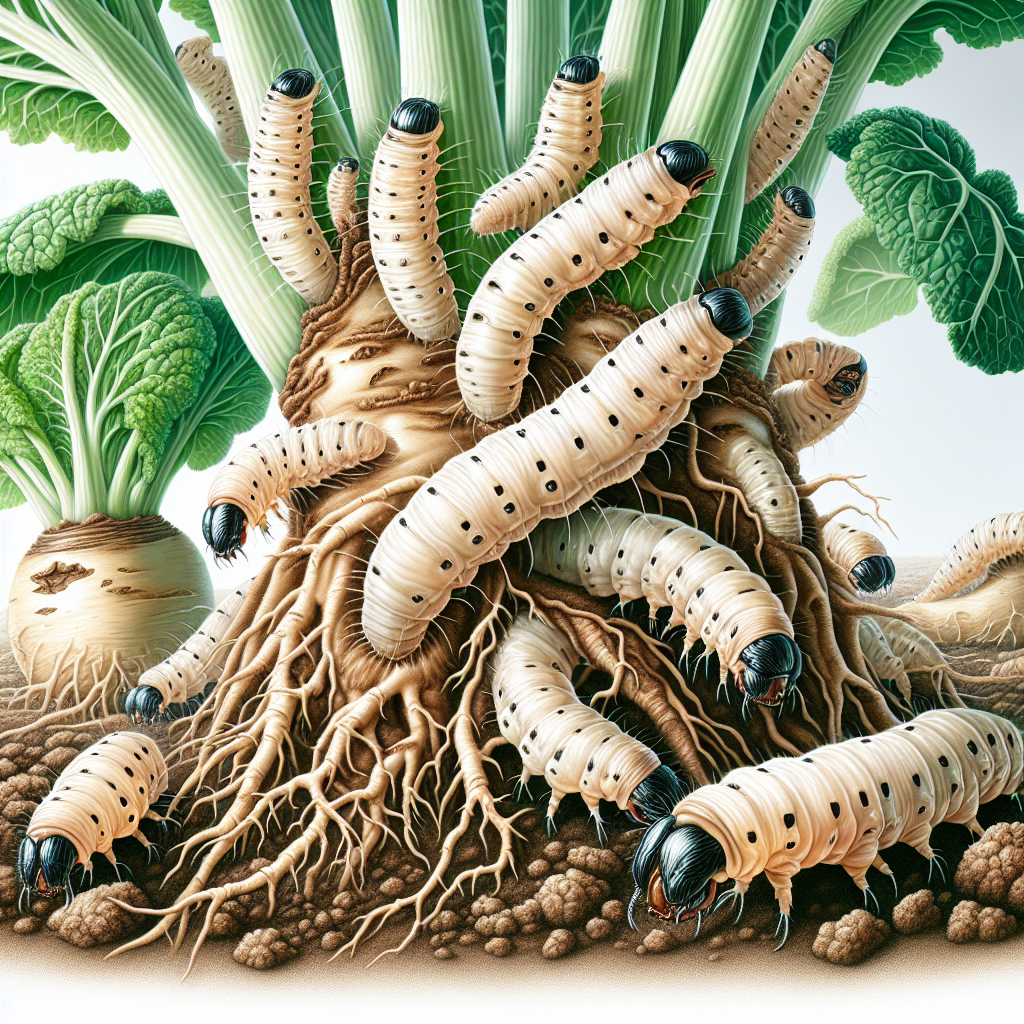 cabbage maggot larvae