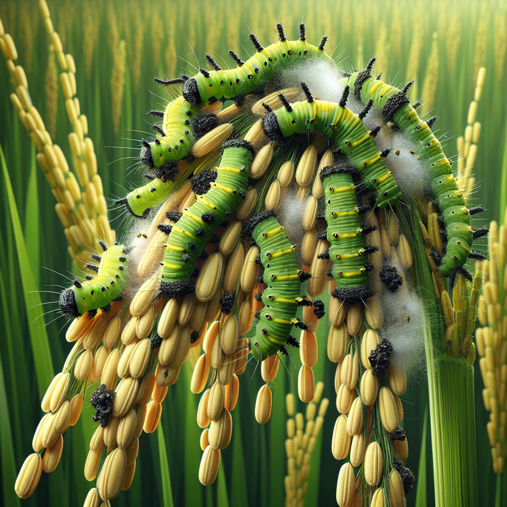 earhead-feeding caterpillars