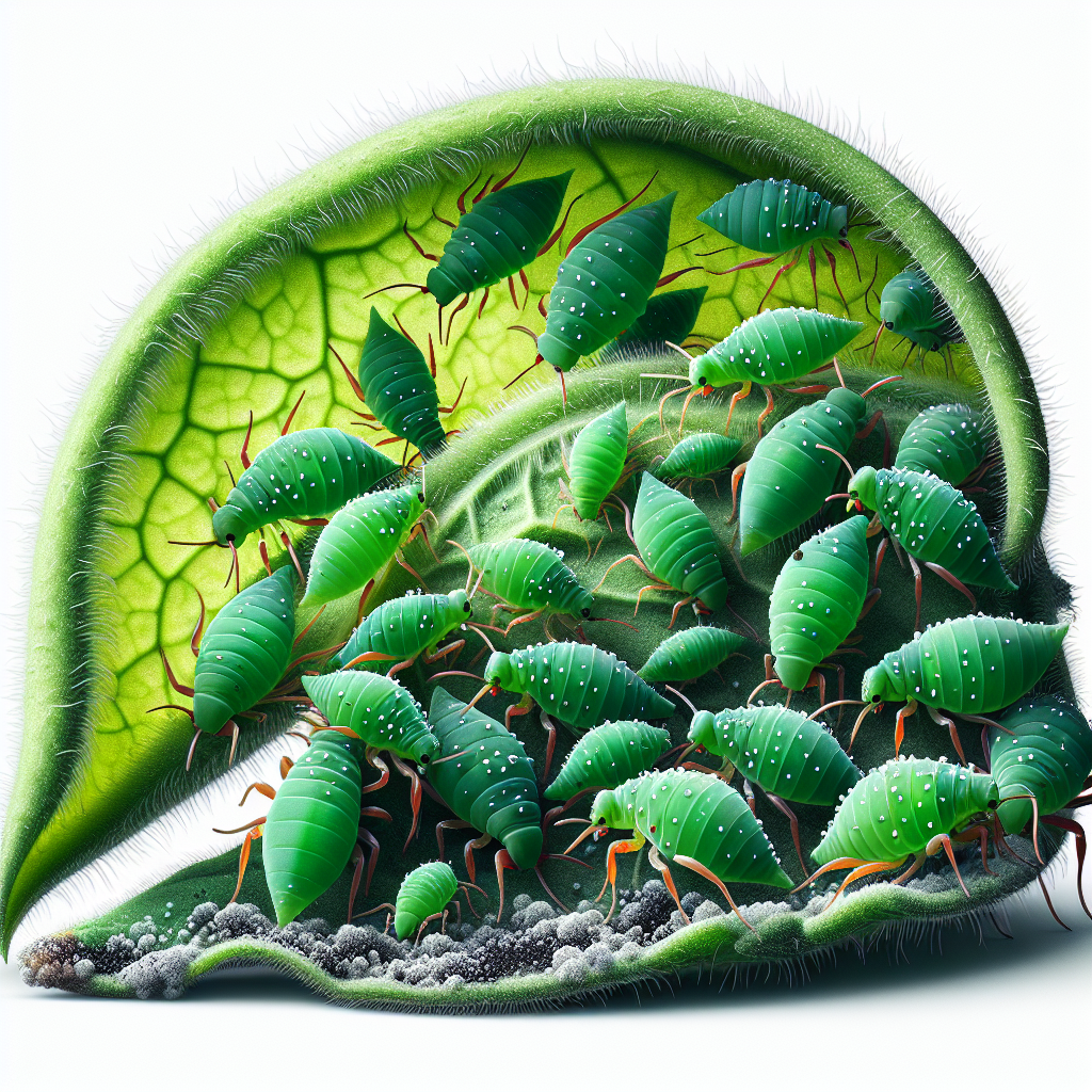 Green peach aphids
