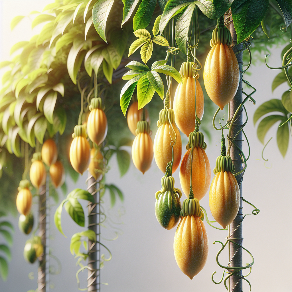 Banana Passion Fruit (Passiflora tarminiana)