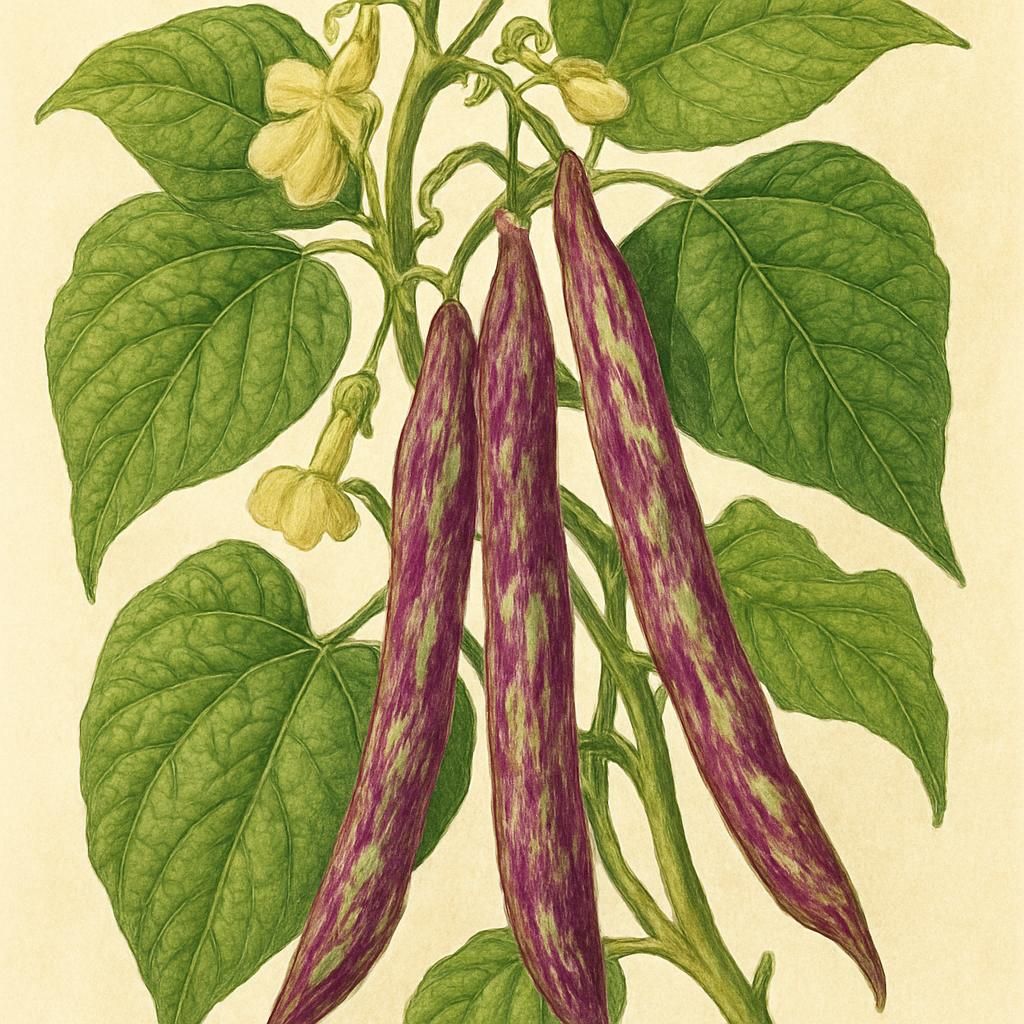 Bush Bean (Dragon’s Tongue)