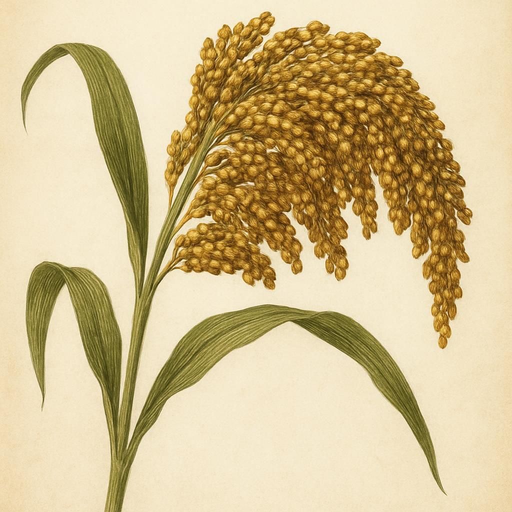 Close-up image of Kodo Millet seeds with detailed texture.
