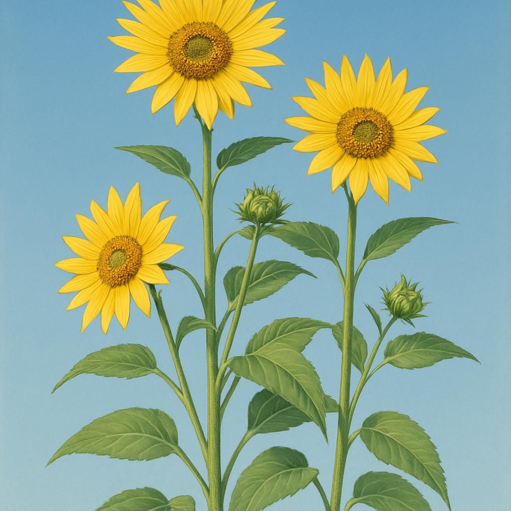 Maximilian sunflower yellow blooms in full sun for perennial crop guide