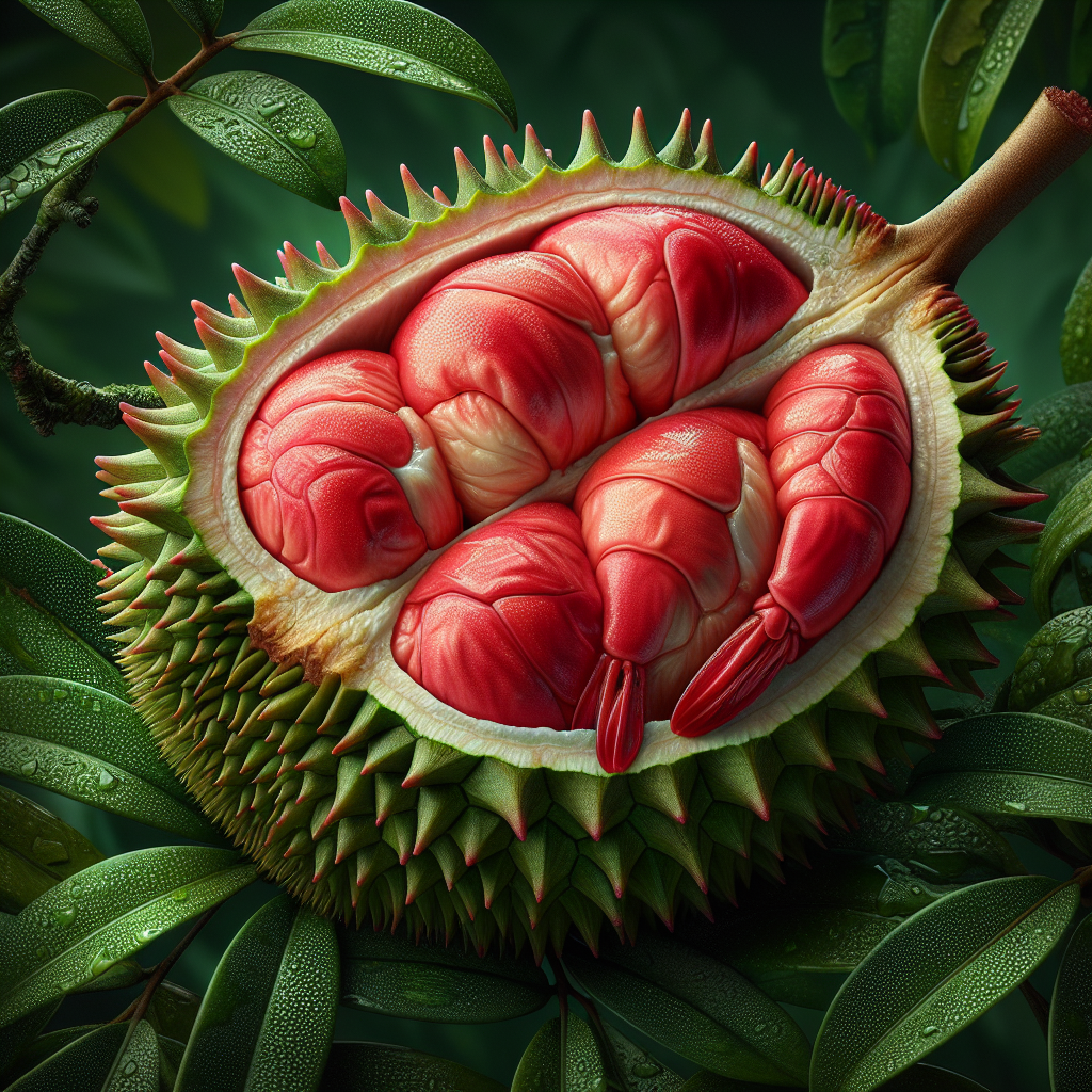 Red Prawn Durian