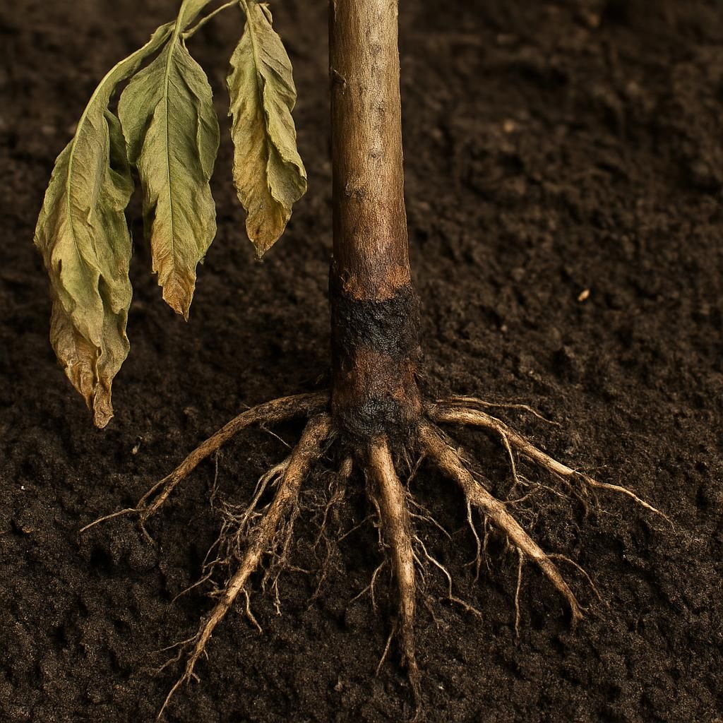 Phytophthora root and collar rot