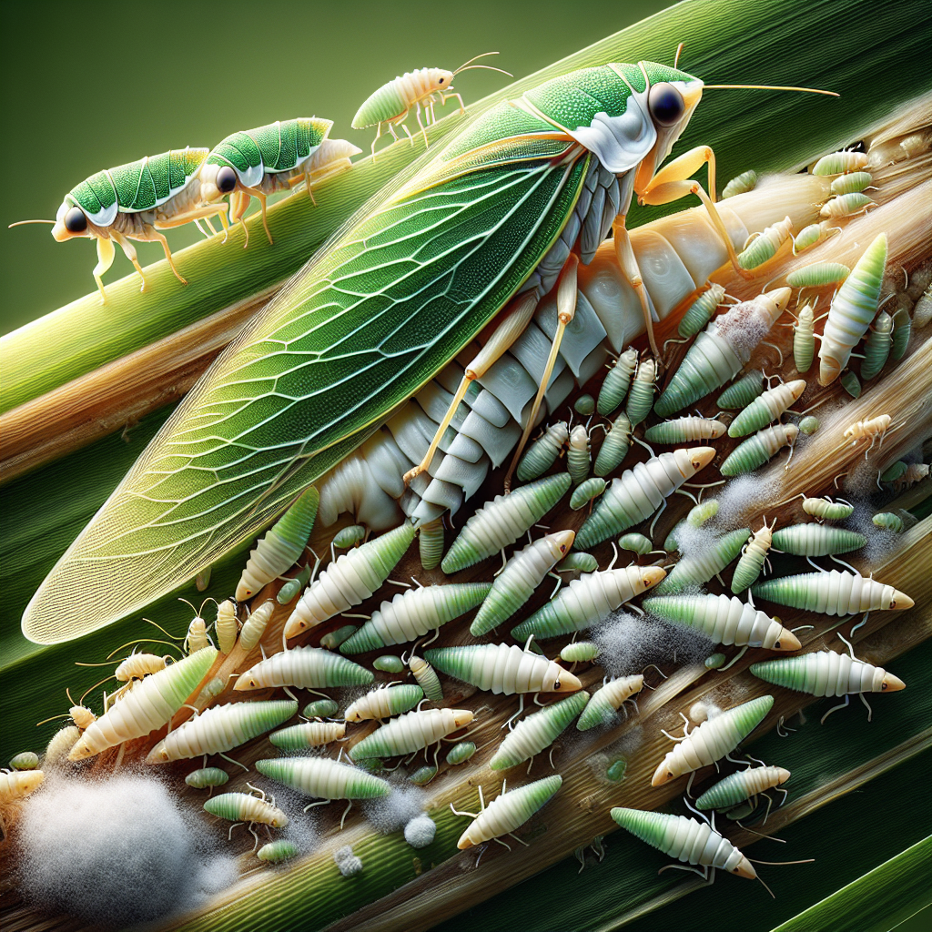 Pyrilla leafhopper