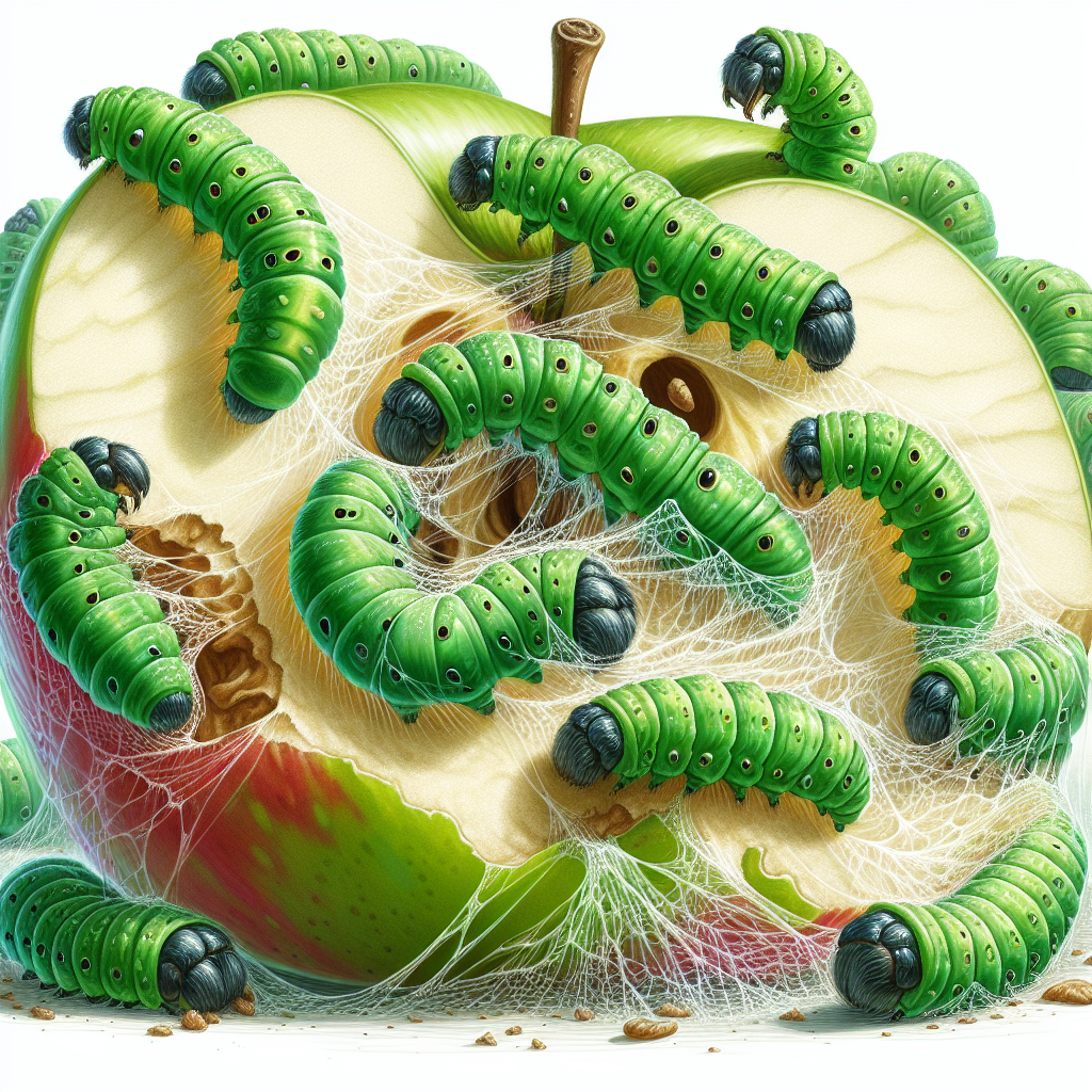 Tortricid moth larvae
