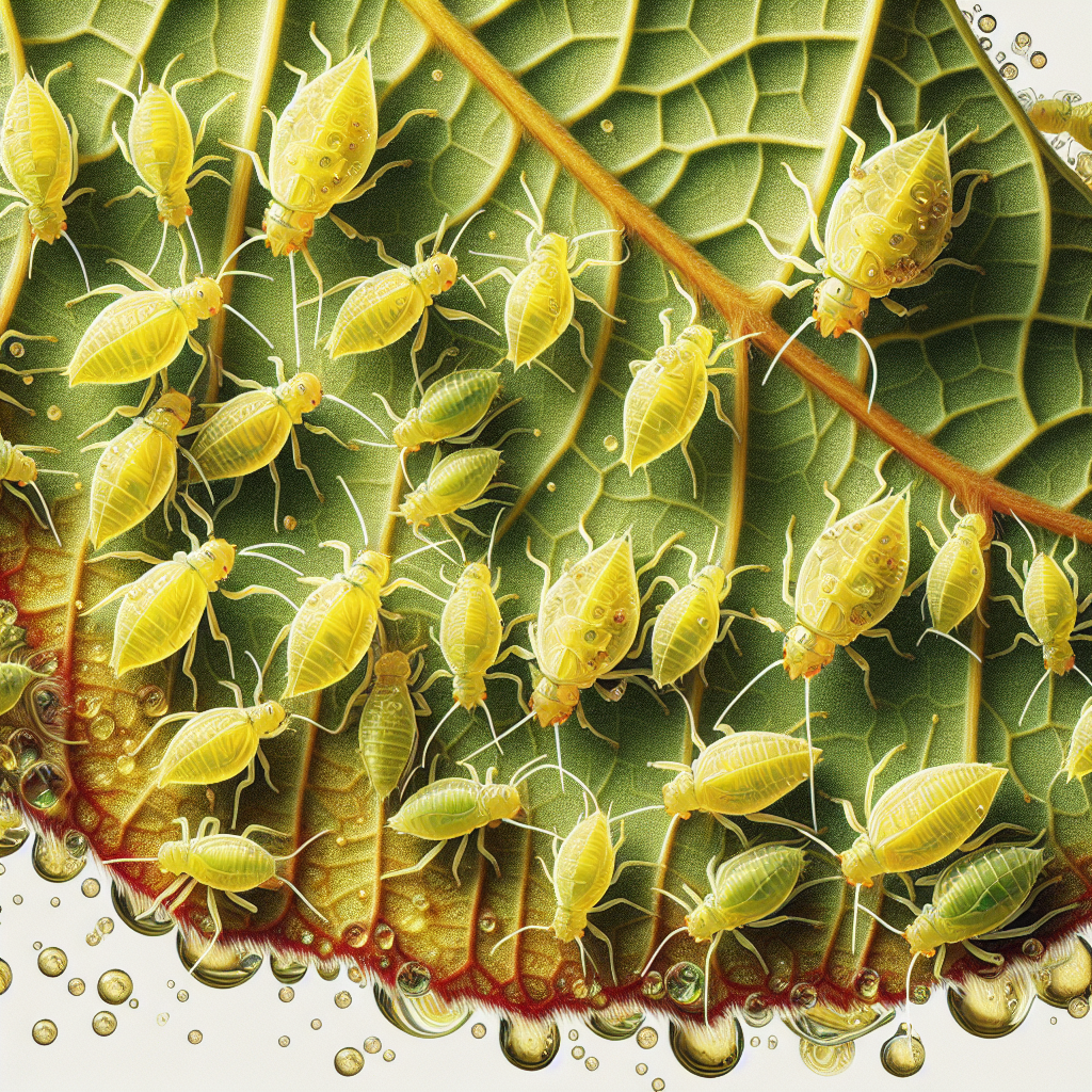 Yellow pecan aphids